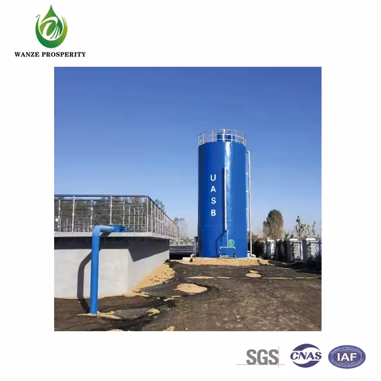 Bierbrau-Abwasserbehandlungsausrüstung Biogas Uasb IC Anaerobreaktor